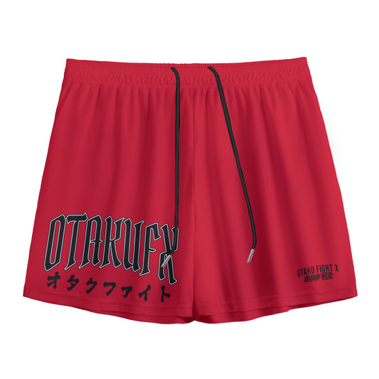 OTAKUFX Unlimited Mesh Gym Shorts (Hot Rod)